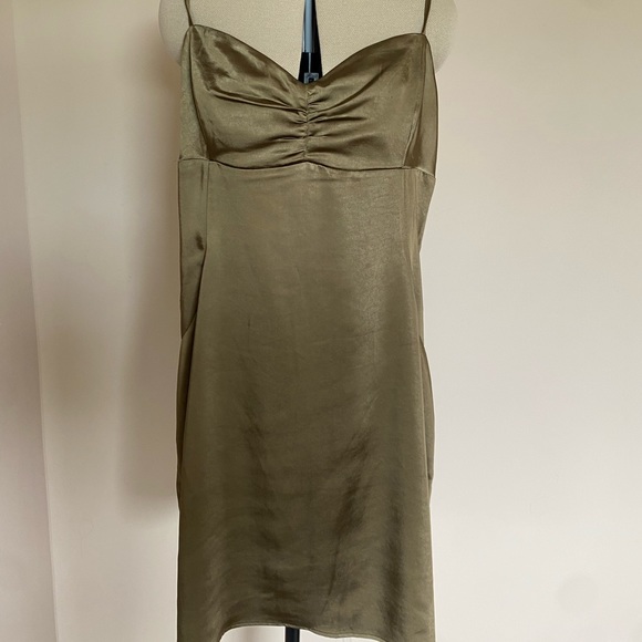 Urban Outfitters Seamed Satin Dress - Picture 2 of 3